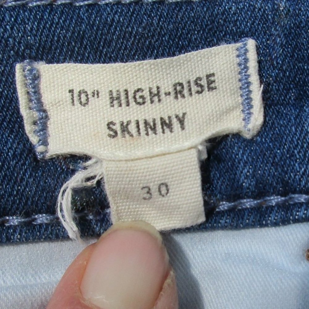 MADEWELL Jeans Size 30 High Rise Skinny Denim - Picture 13 of 14